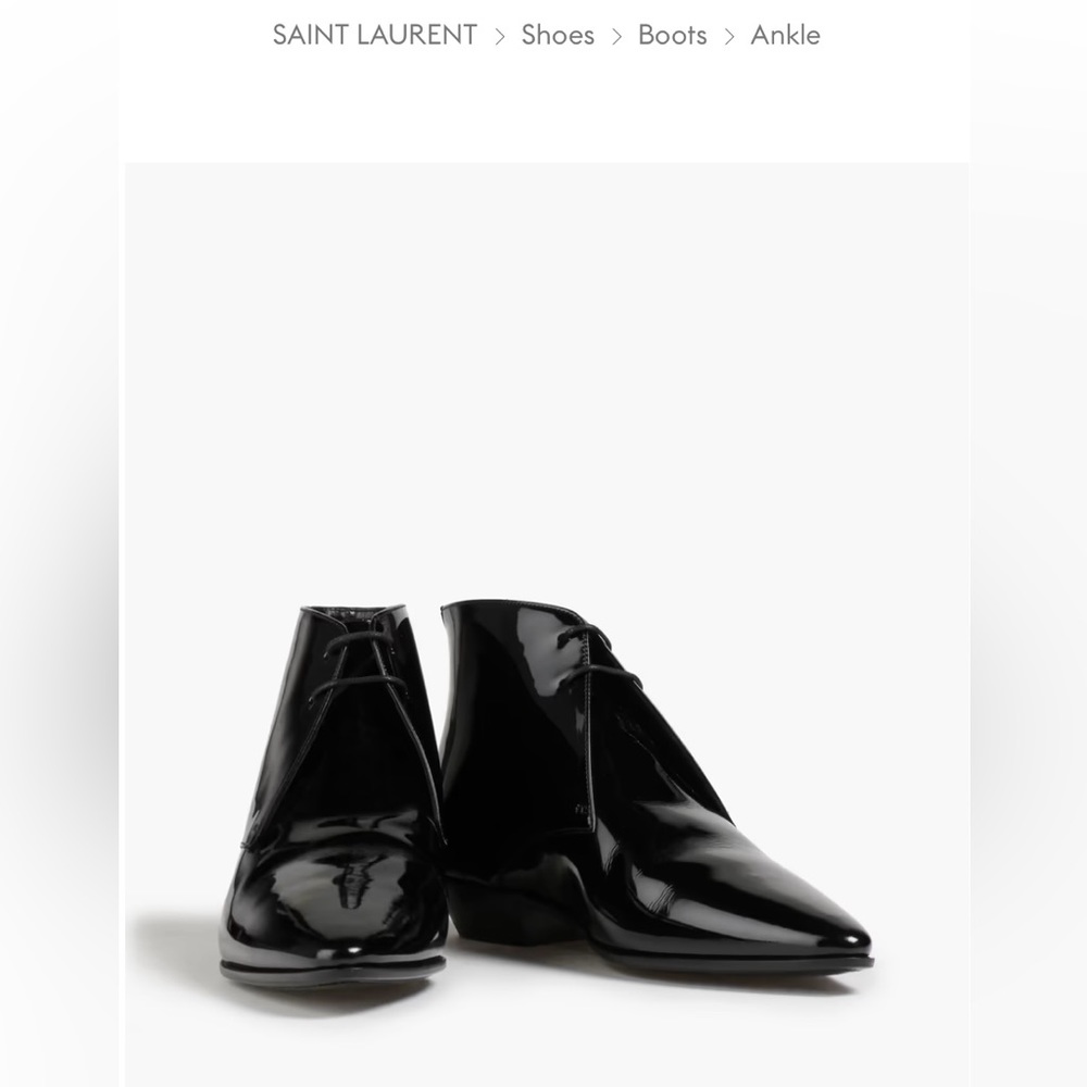 Saint Laurent Jonas 25 Lace Up Brogues - Picture 2 of 12